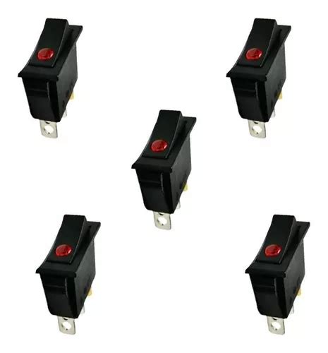 X Interruptor Switch Balancin Pines Luz Led A V Mercadolibre