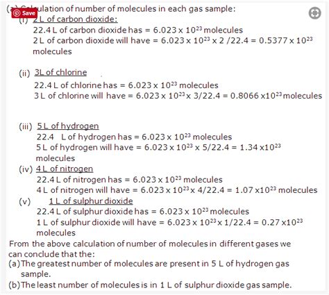 Frank Icse Solutions For Class Chemistry Mole Concept And