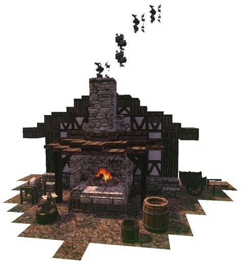 Minecraft Blacksmith Forge Design in 2024 | Minecraft designs ...