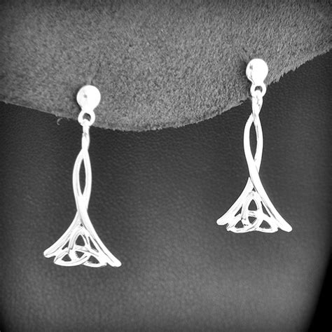 Boucles d Oreilles Argent Celtique Trinité Aida EXCALIBUR Bijoux