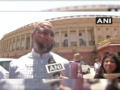 Jai Shri Ram Slogan During Asaduddin Owaisi Oath In Parliament Video