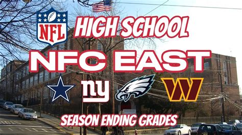 Nfc East Report Card Nfl High School Grades The Entire Nfc Easts 2022