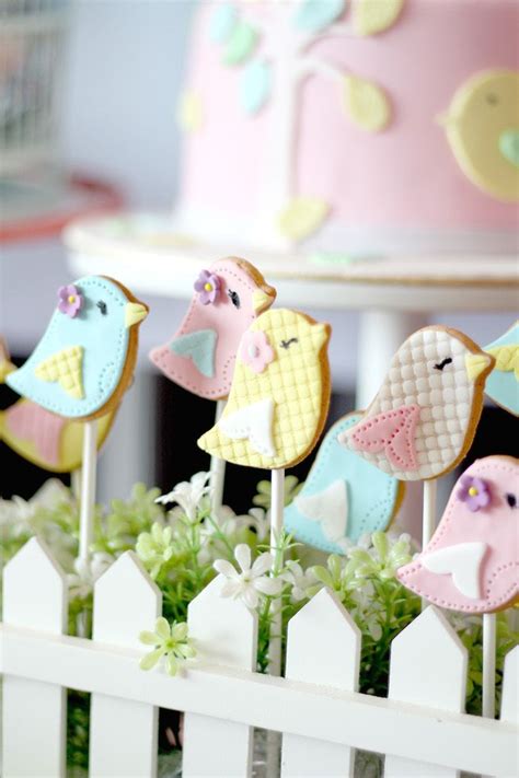 Pastel Little Bird Birthday Party Karas Party Ideas Bird Birthday