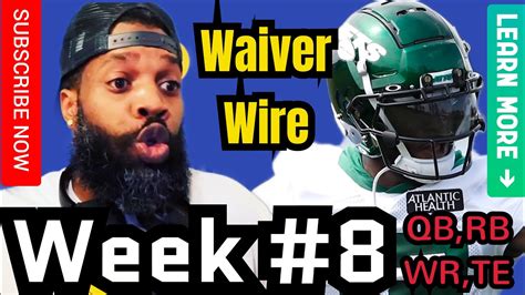 Waiver Wire Adds Week All Positions Fantasy Football Youtube