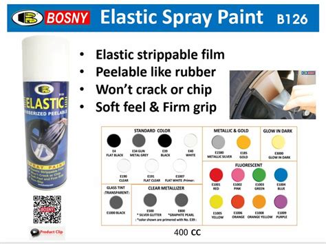 Elastic Spray Paint B126 Bosny The Original Spray Paint Over 50