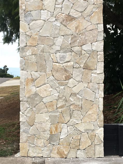 Thredbo Random Cladding Stone Tile Studio Exterior Stone Wall