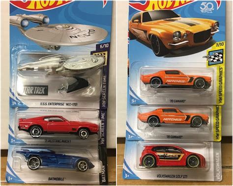 As Miniaturas Do Lote A Da Mainline Hot Wheels