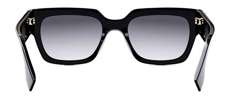 Fendi First Fe 40099f 01b Square Sunglasses