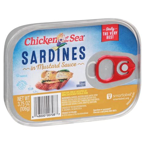 Chicken of the Sea Sardines In Mustard Sauce - Shop Seafood at H-E-B