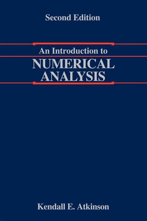 An Introduction To Numerical Analysis Boek 9780471624899 Bruna