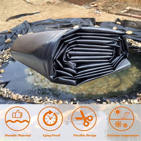 20ft 30ft Fish Pond Liners Gardens Pools HDPE Membrane Reinforced