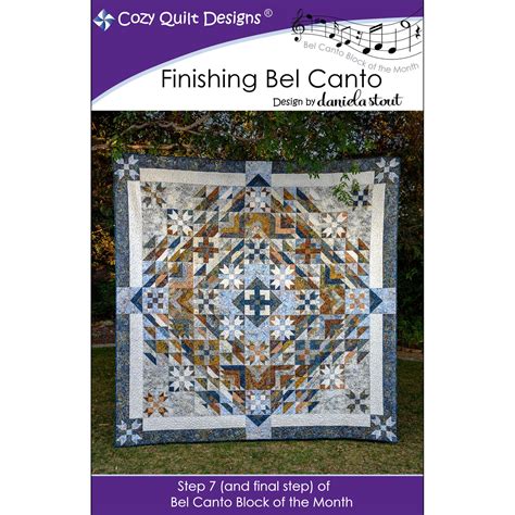 Finishing Bel Canto Quilt Pattern Step 7 Cozy Quilt Designs