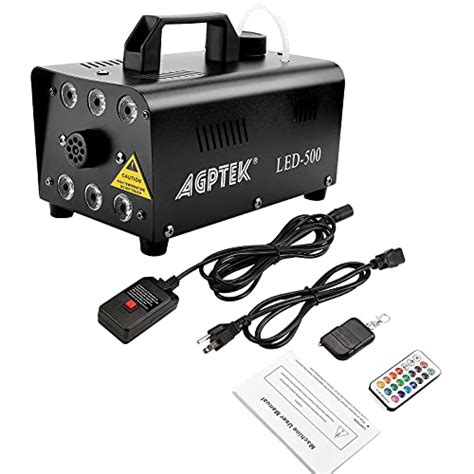 Fog Machine Agptek Automatic Spray Smoke Machine With 6 Led Lights And