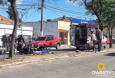 Ciclista Fica Ferida Em Acidente De Tr Nsito Portal Mais Dom Pedrito