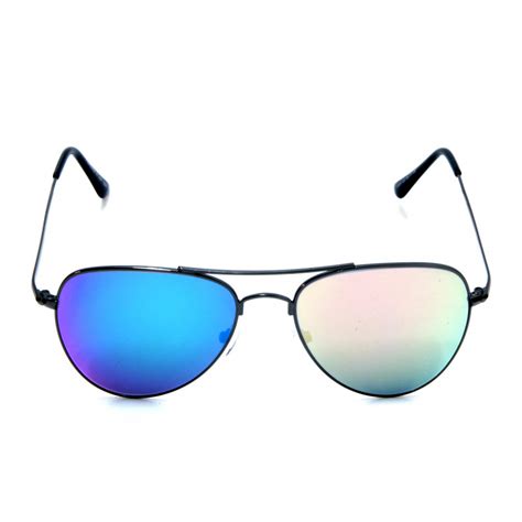 Sunglasses With Mirrored Lenses Of Different Colors