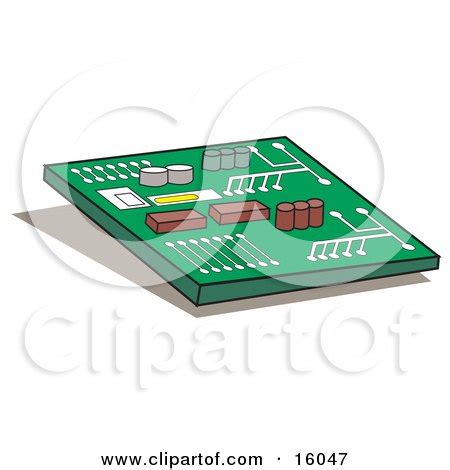 Computer Chip or Motherboard Posters, Art Prints by - Interior Wall ...