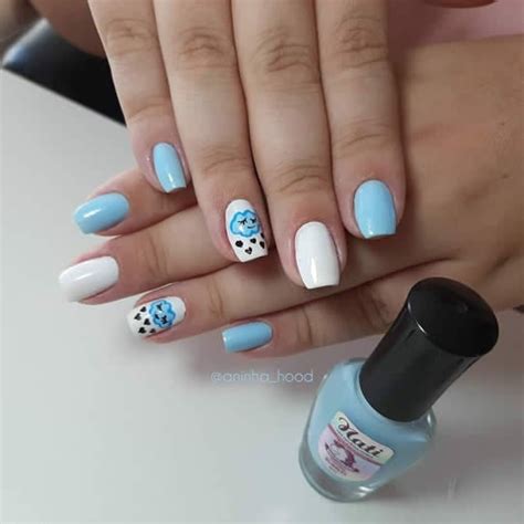 Unhas Decoradas Azul 48 modelos dicas e passo a passo Nati Cosmética