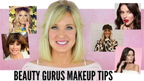 5 Beauty Gurus Makeup Tips Makeup Over 50 Youtube