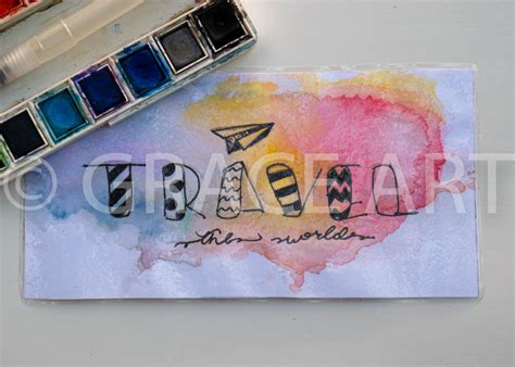 Watercolor Bookmark Custom