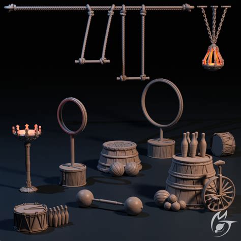 Descargar Circus Scene Objects And Props De Making Tlon