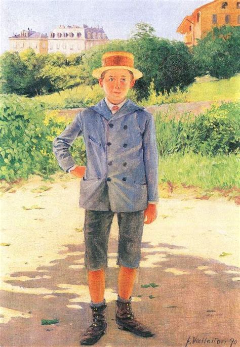 Felix Edouard Vallotton Portrait Du Jeune Delisle Portrait