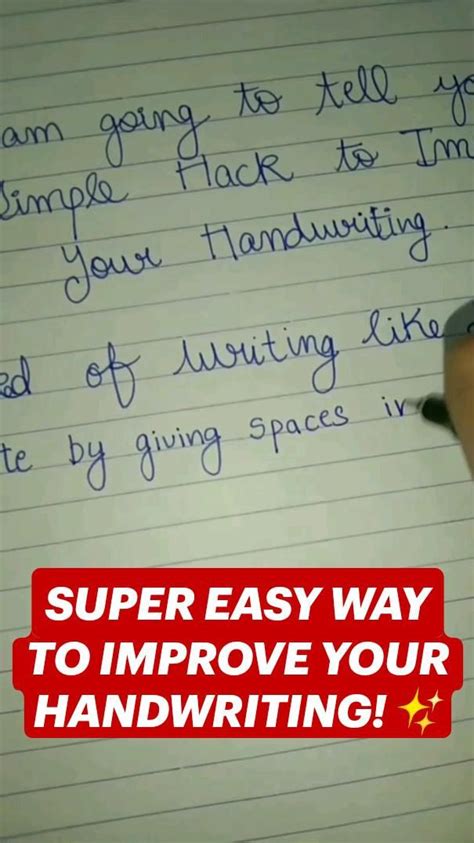 Super Easy Way To Improve Your Handwriting Spelling And Handwriting