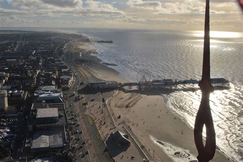 View from top of Blackpool Tower