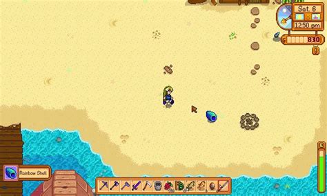 how to get a rainbow shell in stardew valley