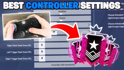 Champion Best Settings Sensitivity Rainbow Six Siege Console