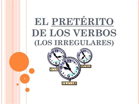 Ppt El Pret Rito De Los Verbos Los Irregulares Powerpoint