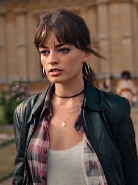 Emma Mackey Sex Education S Leather Jacket