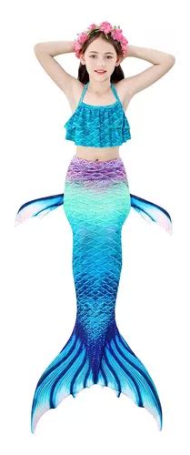 Pegamento En Forma De Cola De Sirena Para Niños Con Bikini S Cuotas sin interés