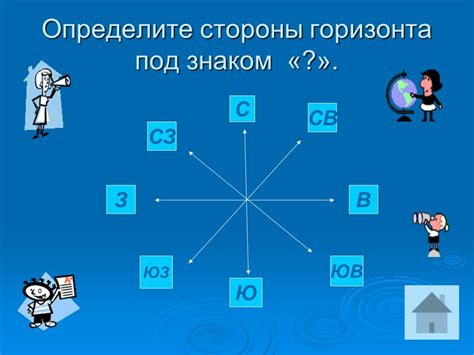 Презентация "Стороны горизонта" (6 класс) по географии – скачать проект