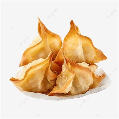 Wonton Png With Ai Generated Closeup Traditional Meal PNG