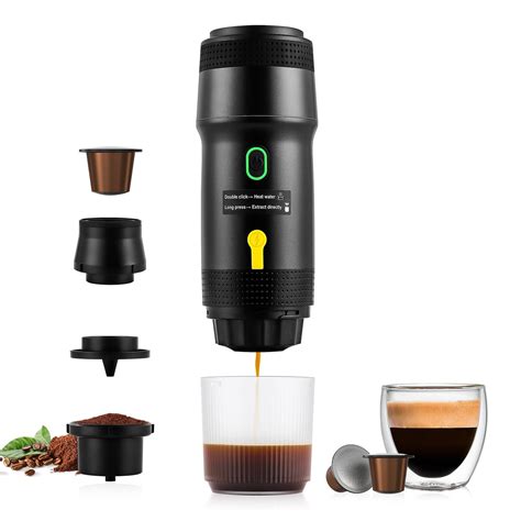 obecilc Portable Espresso Maker, 20 Bar Mini Travel Coffee Maker with