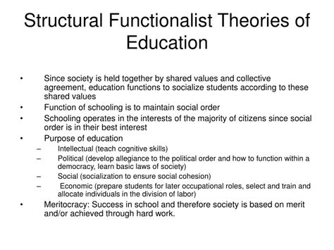 Structural Functionalism Theory Vs Conflict Theory Bdqery