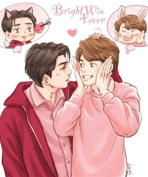 Pin By Sakura Lee On Brightwin In Drawings Cute Gay Couples Boyfriend Photos Cute Anime Guys