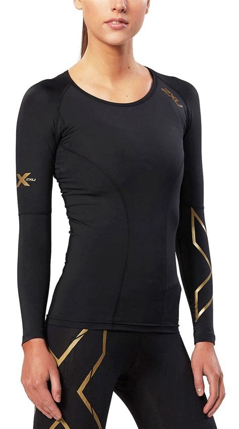 Купить женскую компрессионную кофту 2xu Elite Compression Top Long ...