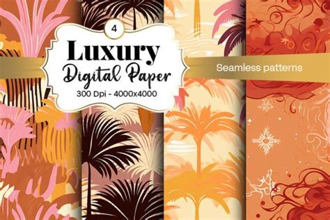 Floral Digital Paper Seamless Patterns Graphic By Hassanaasi001