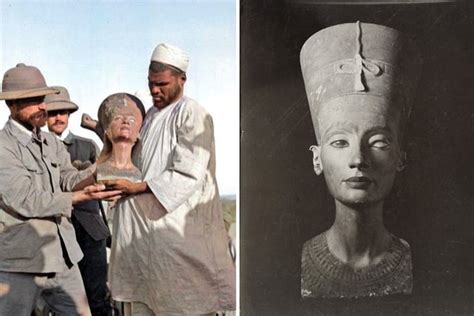 Discovery of the Bust of Nefertiti : r/Archaeology