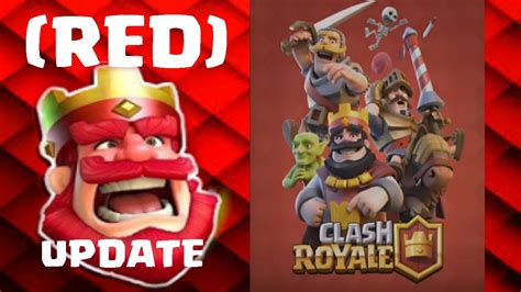 Clash Royale Red Update Youtube