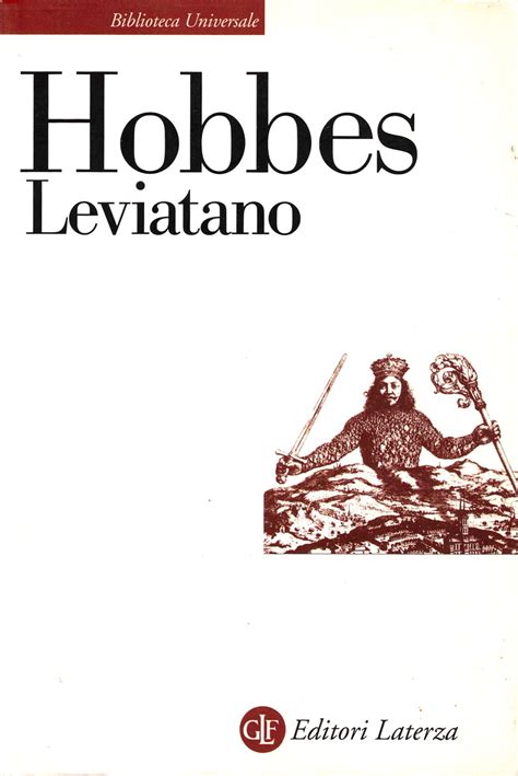 Hobbes Thomas Leviatano Laterza Glisfogliati