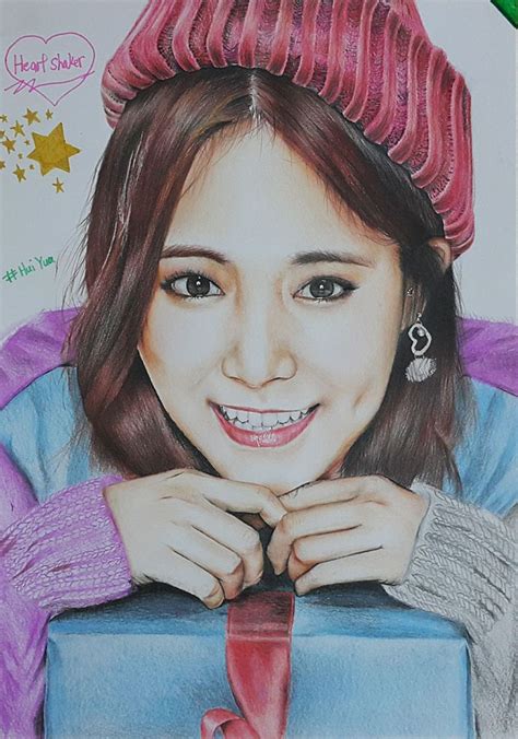 Kpop Twice Tzuyu Fanart Art Print By Xs Zone X Small Tzuyu Fanart