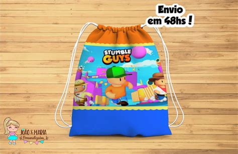 Mochila Stumble Guys Compre Produtos Personalizados No Elo