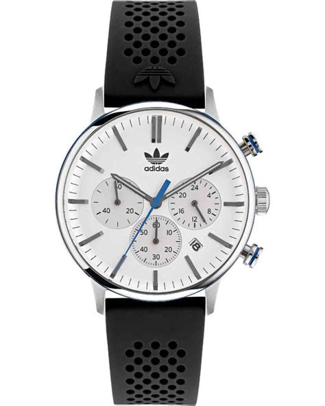 Ρολόι ADIDAS ORIGINALS Code One Chronograph Black Silicone Strap