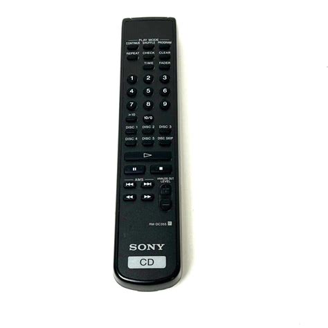 OEM Sony CD Changer Remote Control RM DC355 5 Disc CDP C5CS CE275 W