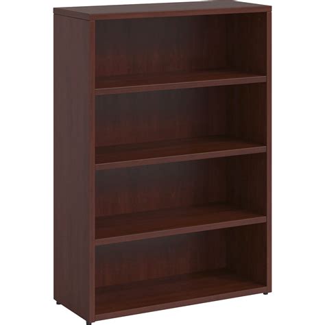 Llr Pbk My Lorell Prominence Mahogany Laminate Bookcase Lorell