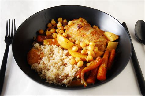 Couscous de poulet aux légumes