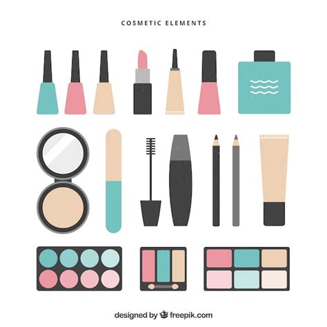 Free Vector | Set of beauty accessories