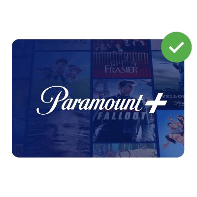 Buy Paramount+ Gift Cards Online - Email Delivery - MyGiftCardSupply